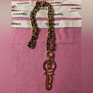 Chanel Key Pendant Necklace